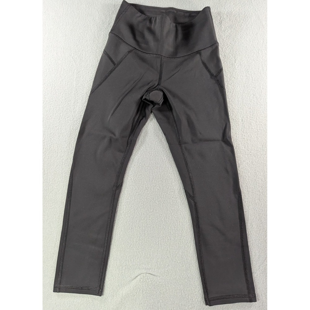 Athleta Womens Contender Capri Leggings XXS Black Activewear